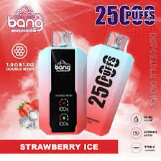 Bang Vape 25000 Puffs – (ストロベリーアイス)