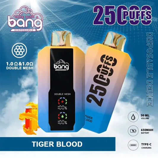 Bang Vape 25000 Puffs – (タイガーブラッド)