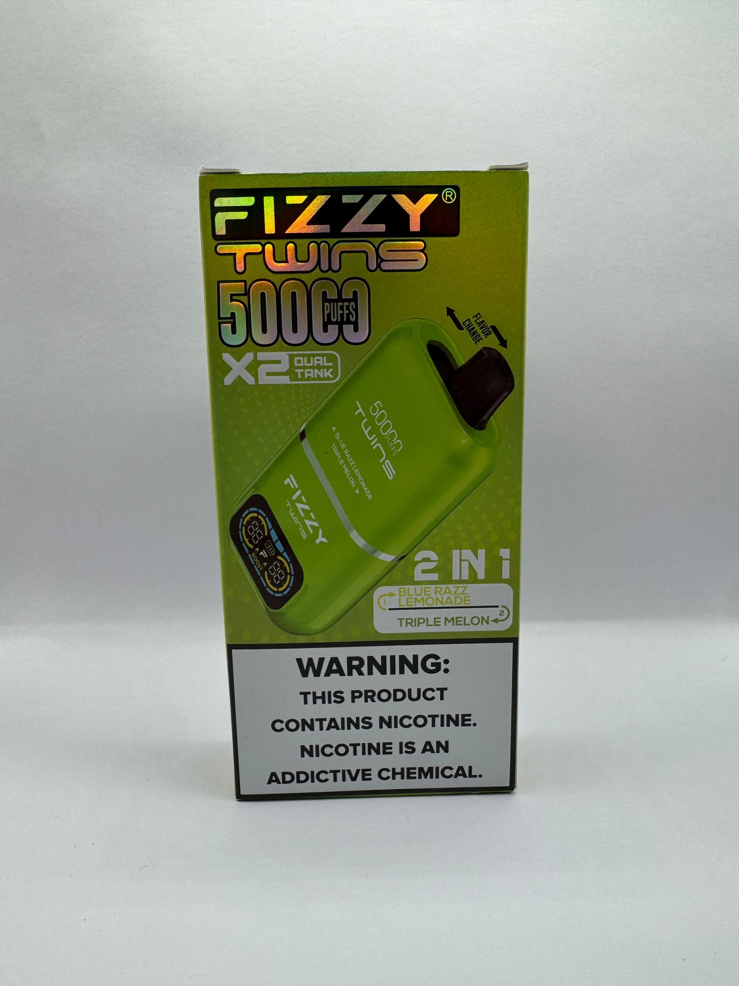 Fizzy Twins 2 Flavors – (ブルーラズレモネード × トリプルメロン)