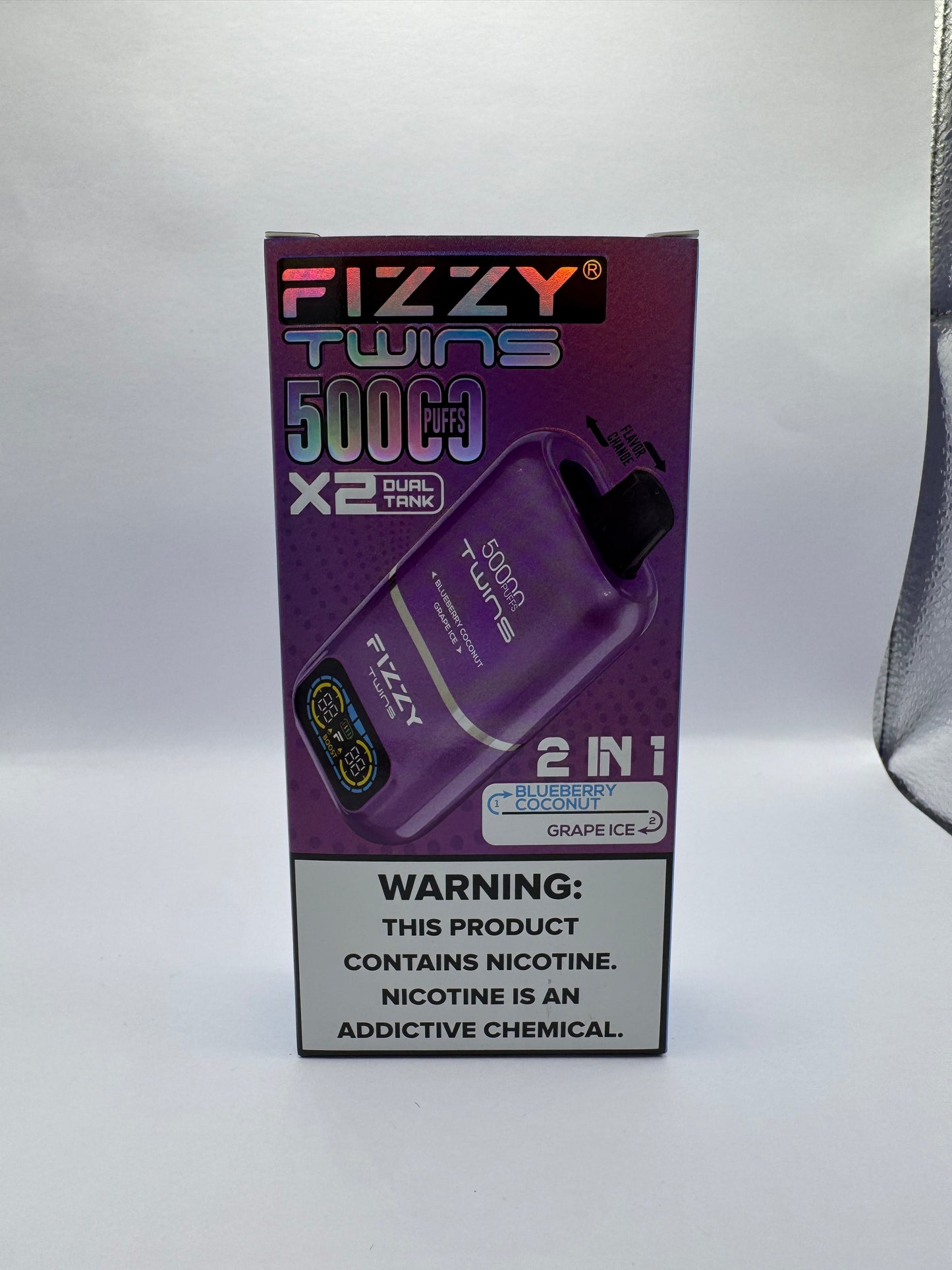 Fizzy Twins 2 Flavors – (ブルーベリーココナッツ × グレープアイス)