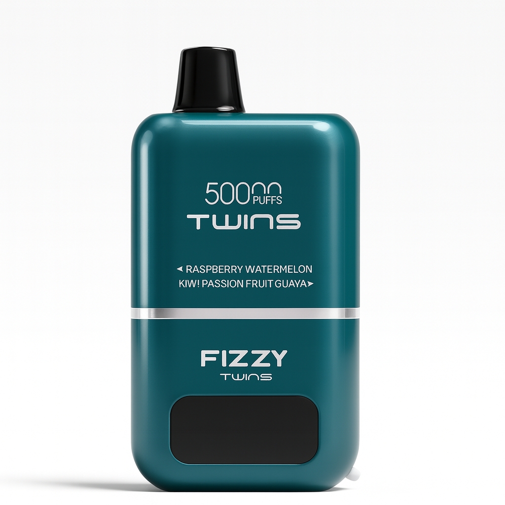 Fizzy Twins 2 Flavors – （ラズベリースイカ × キウイパッションフルーツグァバ）