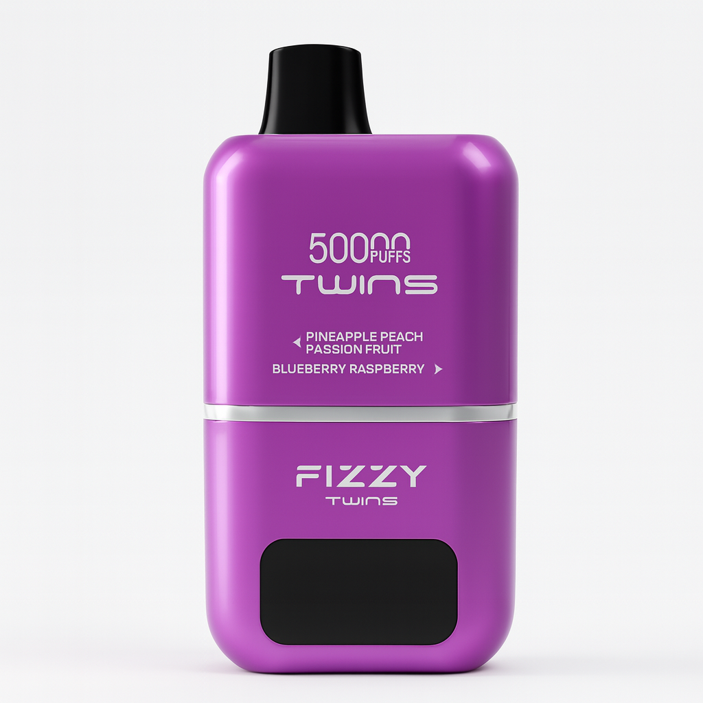 Fizzy Twins 2 Flavors – （パイナップルピーチパッションフルーツ × ブルーベリーラズベリー）