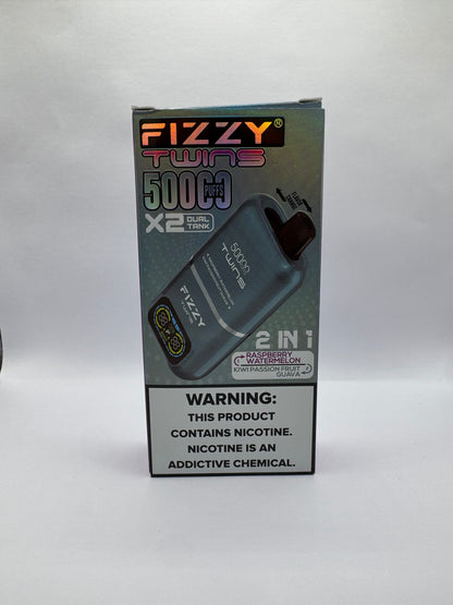 Fizzy Twins 2 Flavors – （ラズベリースイカ × キウイパッションフルーツグァバ）