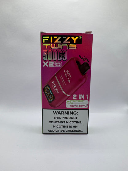 Fizzy Twins 2 Flavors – （ストロベリーアイス × フィジーチェリー）